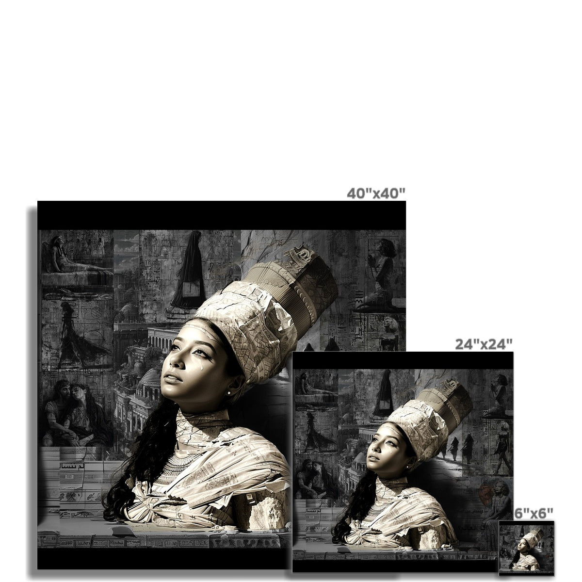 Les femmes que vous n'avez jamais vues, mais toujours vues Fine Art Print