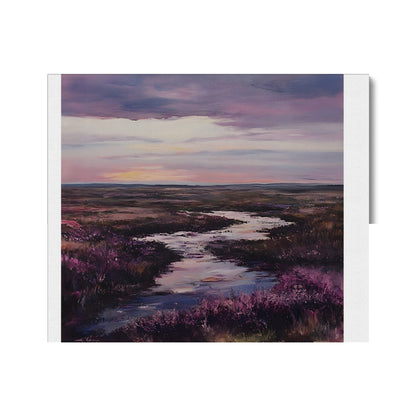 Das Geheimnis des Moors im Spätsommerlicht Canvas