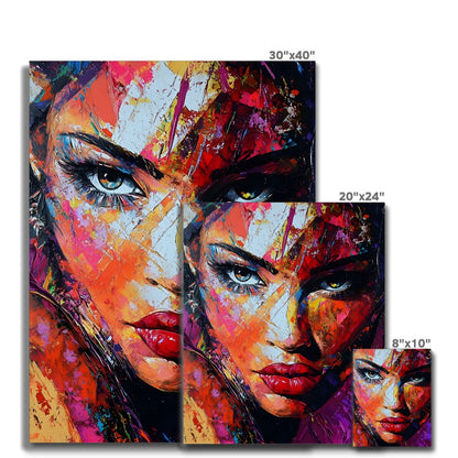 Eyes of Fire in Acrylic Canvas