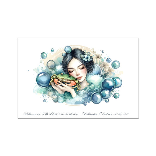 Krebs – Wellen des Herzens Fine Art Print