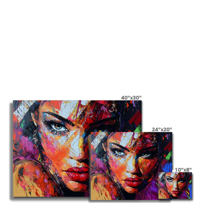 Eyes of Fire in Acrylic Canvas