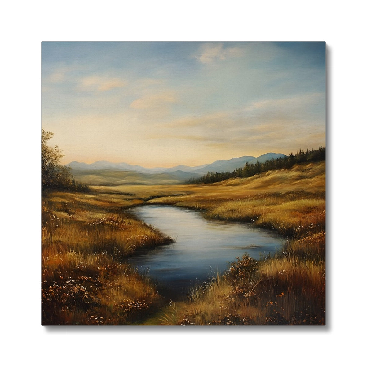 Verborgene Stille: Herbst im Moor Canvas