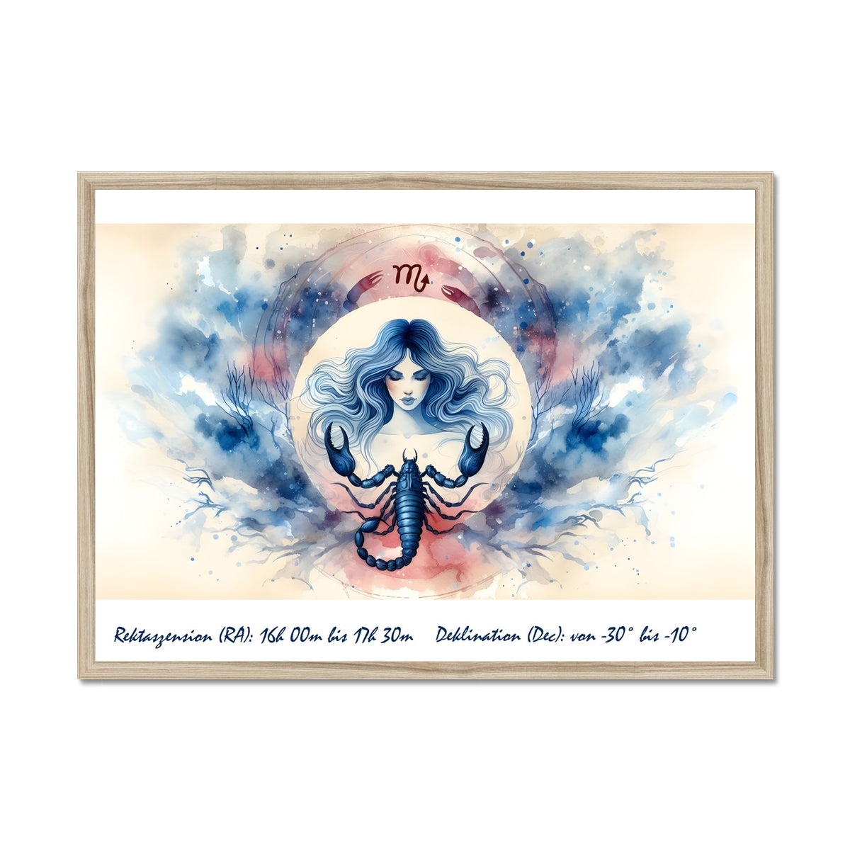 Scorpio - Shadow of the Deep Framed Print