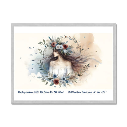 Virgo - Harmony of Order Antique Framed Print