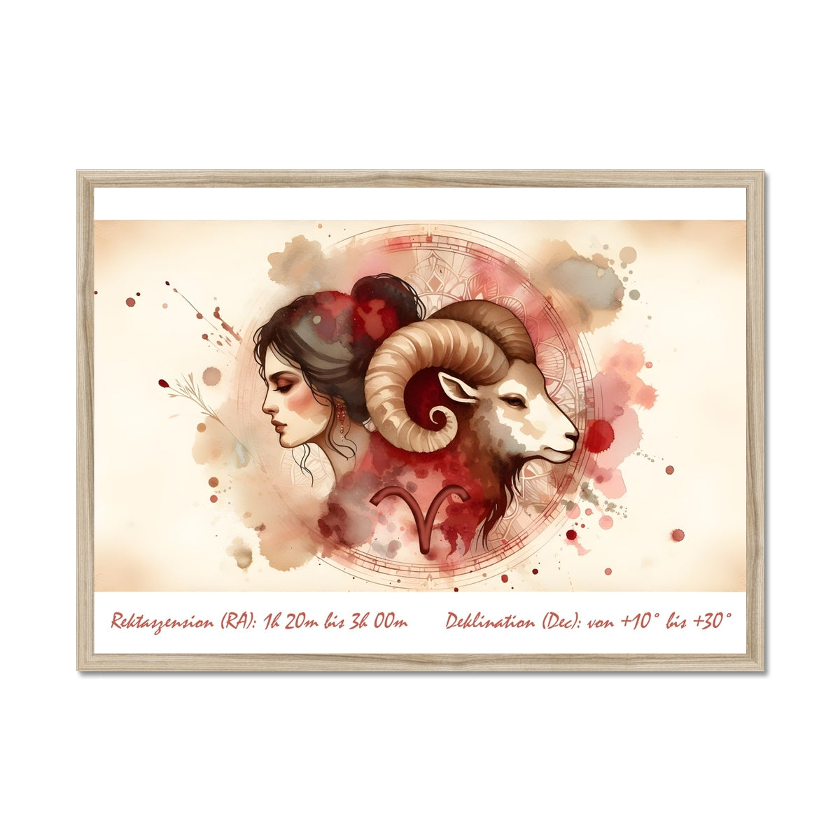 Aries - Flames of Awakening framed print
