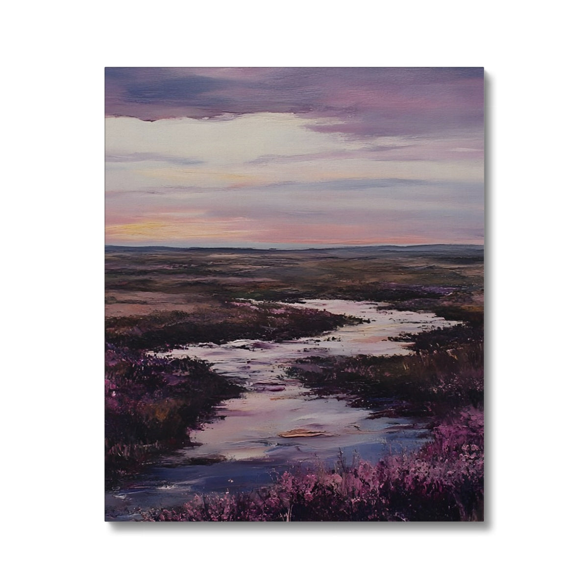 Das Geheimnis des Moors im Spätsommerlicht Canvas