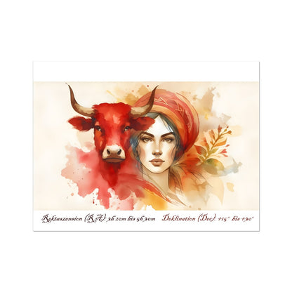Taurus - Strength of the Earth Wall Art Poster