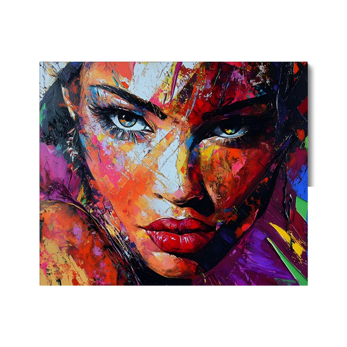 Eyes of Fire in Acrylic Canvas