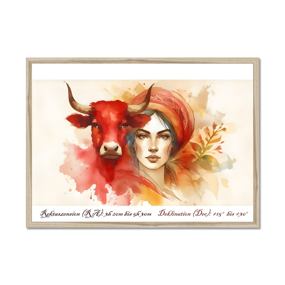 Taurus - Strength of the Earth Framed Print