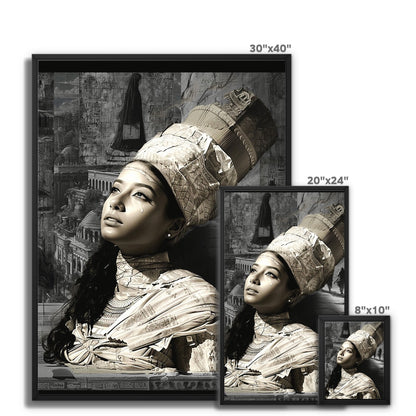 Les femmes que vous n'avez jamais vues, mais toujours vues Framed Canvas