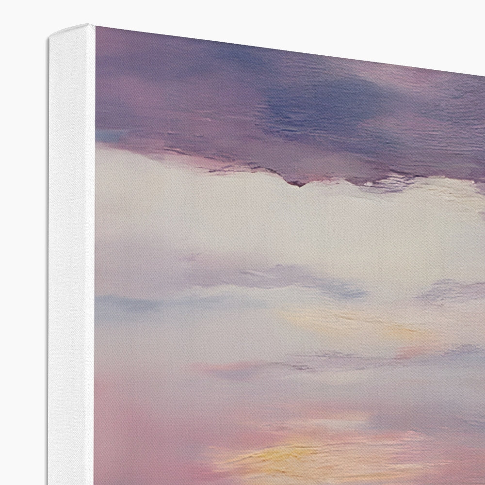 Das Geheimnis des Moors im Spätsommerlicht Canvas