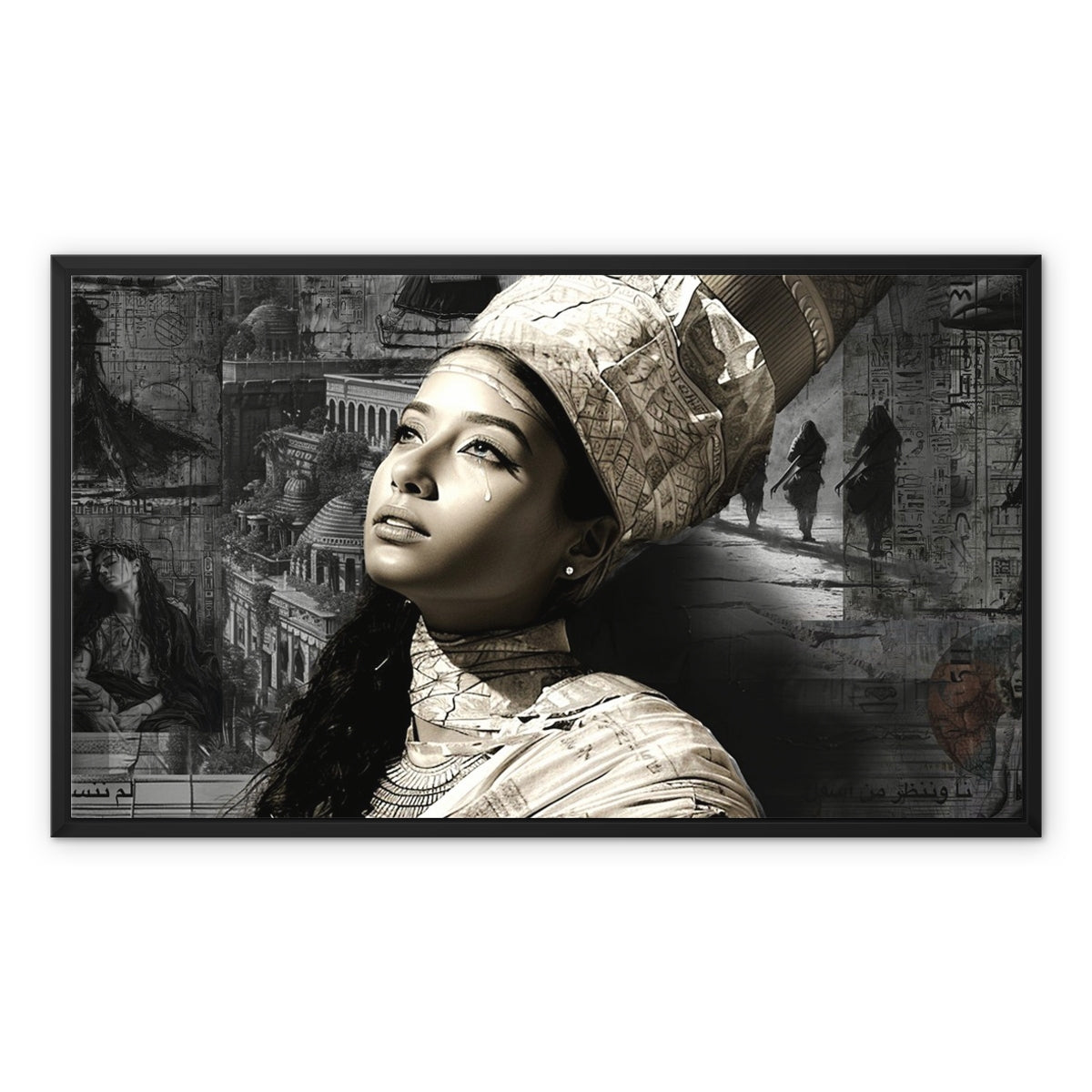 Les femmes que vous n'avez jamais vues, mais toujours vues Framed Canvas