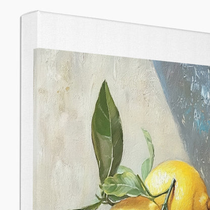 Splendore di Limoni Mediterranei (Mediterrane Zitronenpracht)  Ökologische Leinwand