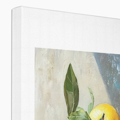 Splendore di Limoni Mediterranei (Mediterrane Zitronenpracht)  Ökologische Leinwand