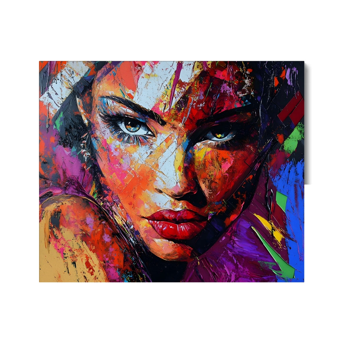 Eyes of Fire in Acrylic Canvas