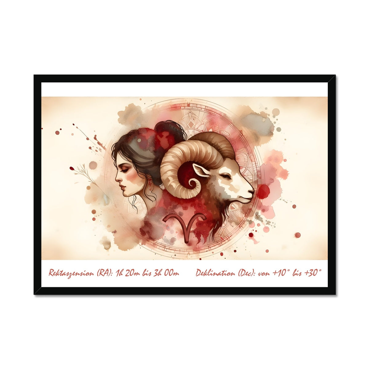 Aries - Flames of Awakening framed print