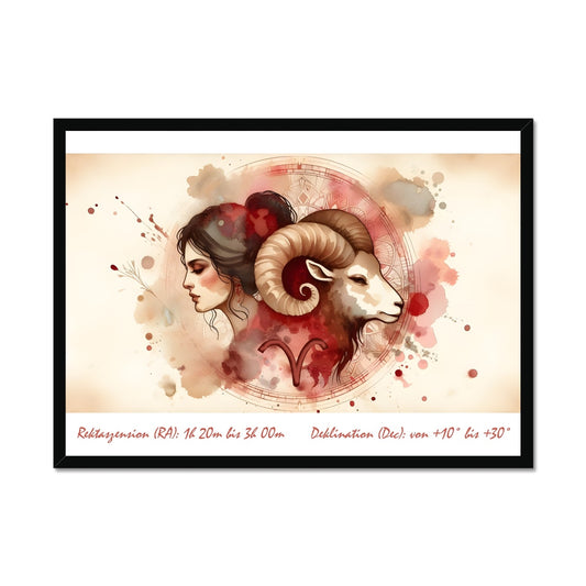 Aries - Flames of Awakening framed print