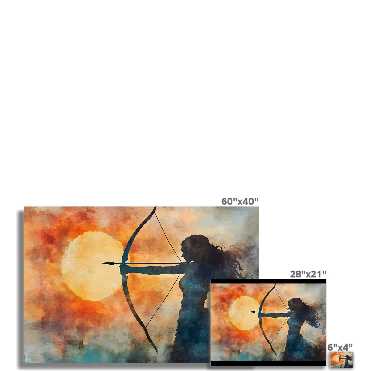 Cacciatrice del Tramonto Poster