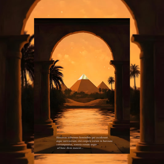 Homage to Ancient Egypt Wall Art Poster