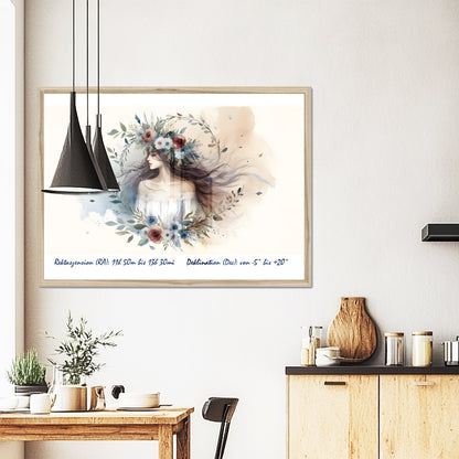 Virgo - Harmony of Order Framed Print