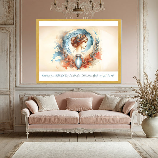 Water Woman - Winds of Change Antique Framed Print