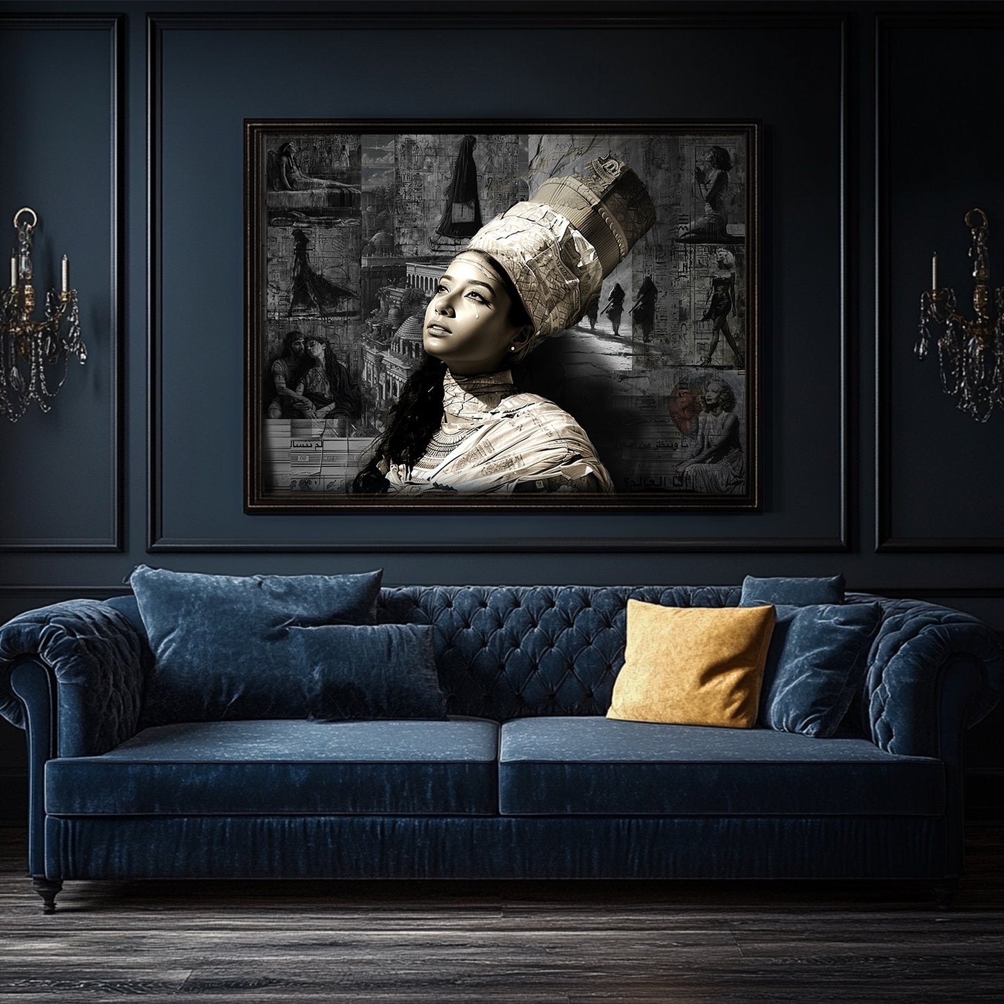 Les femmes que vous n'avez jamais vues, mais toujours vues Framed Canvas