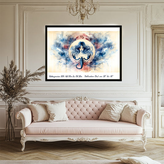 Scorpio - Shadow of the Deep Framed Print