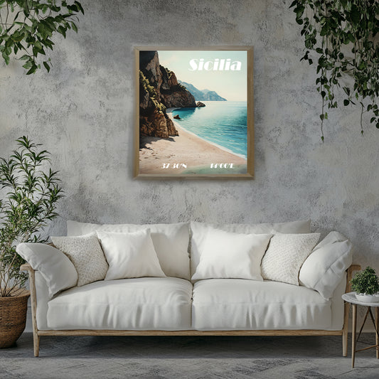 Sizillia Wall Art Poster