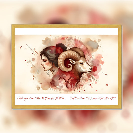 Aries - Flames of Awakening Wall Art Poster