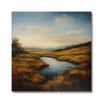 Verborgene Stille: Herbst im Moor Canvas