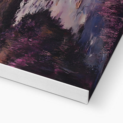 Das Geheimnis des Moors im Spätsommerlicht Canvas