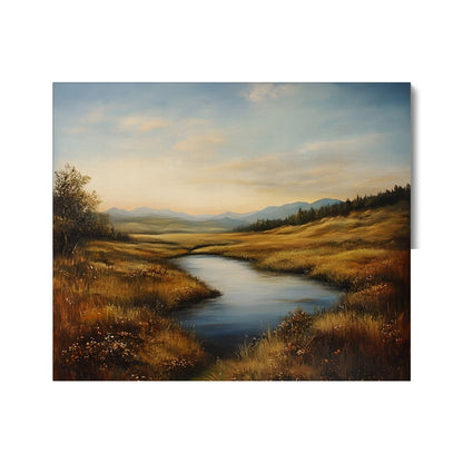 Verborgene Stille: Herbst im Moor Canvas