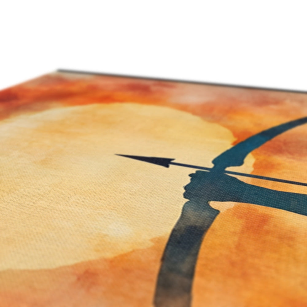 Cacciatrice del Tramonto Ökologische Leinwand