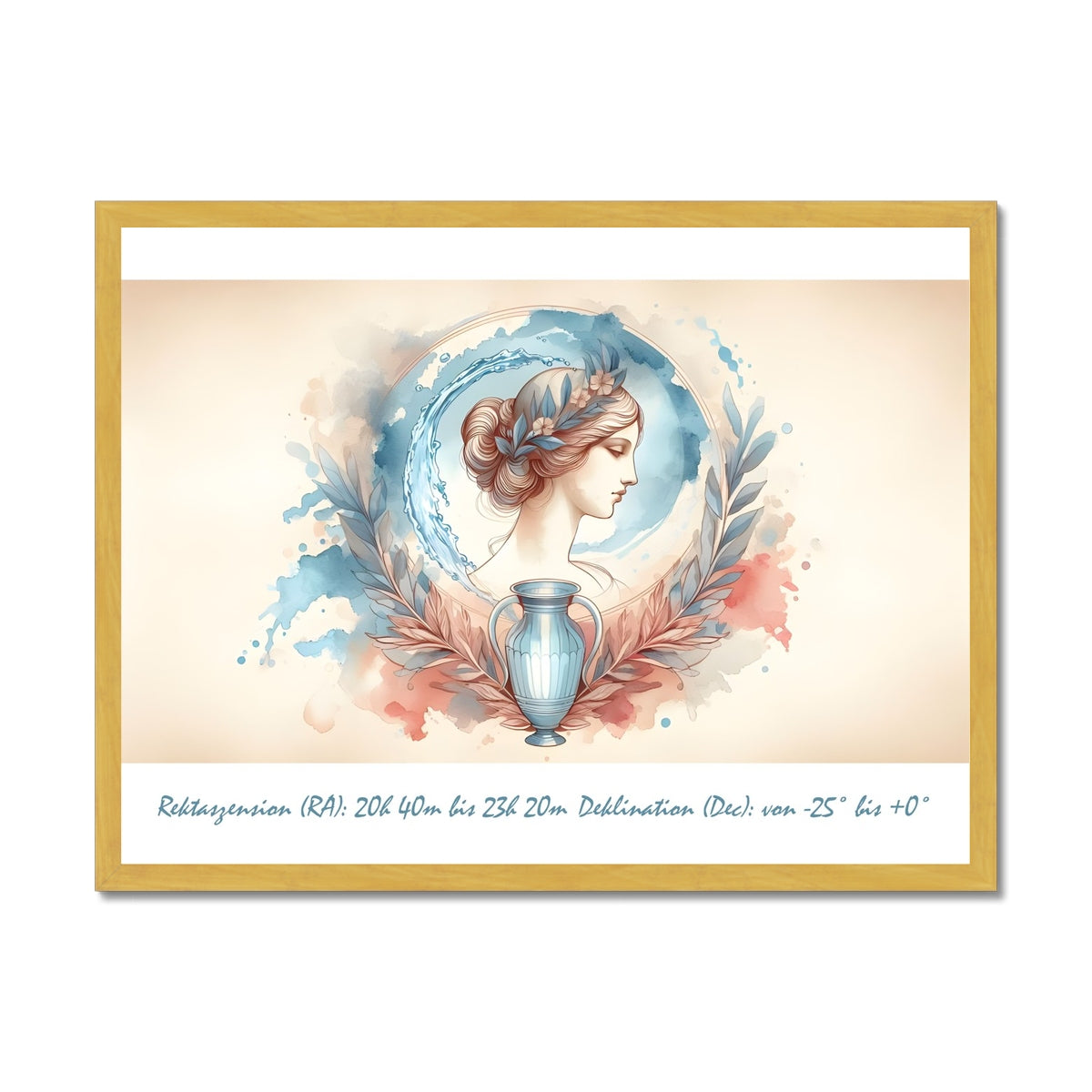 Water Woman - Winds of Change Antique Framed Print