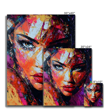 Eyes of Fire in Acrylic Canvas
