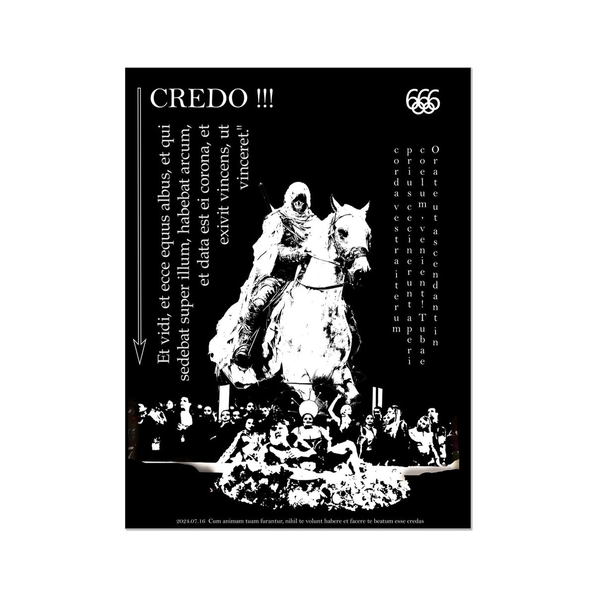 Postapokalyptischer Reiter  Wall Art Poster