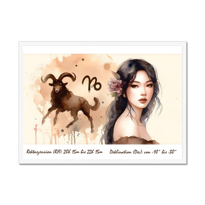 Capricorn – Peak of Constancy Framed Print
