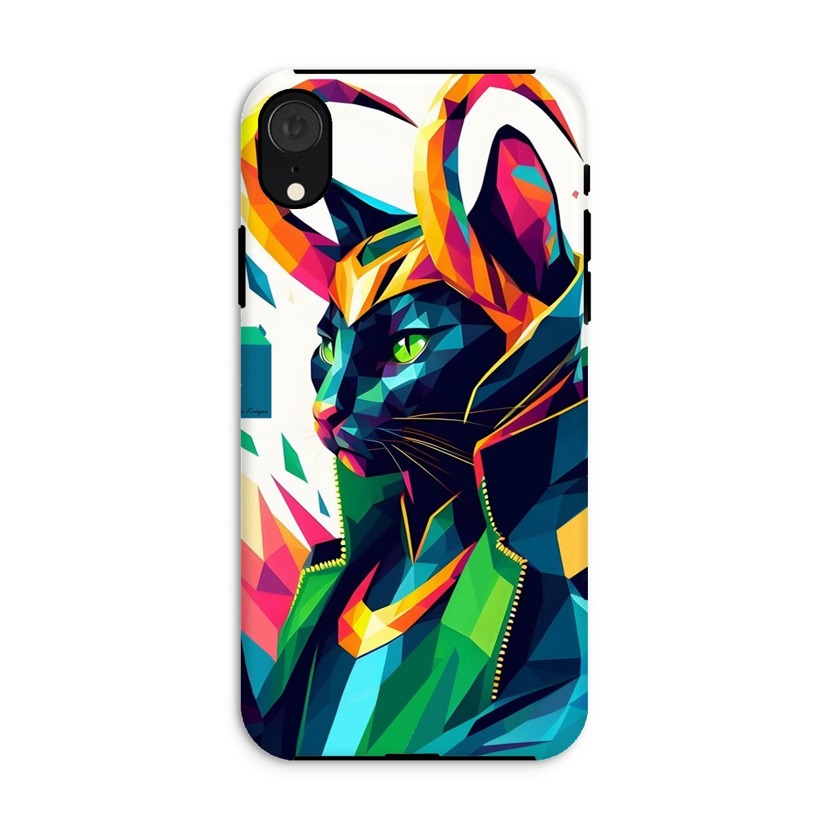 Funda resistente para teléfono inteligente con diseño de Loki Fanart