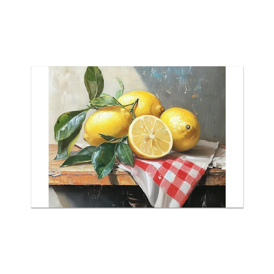 Splendore di Limoni Mediterranei (Mediterrane Zitronenpracht) Hahnemühle German Etching Print
