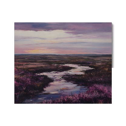 Das Geheimnis des Moors im Spätsommerlicht Canvas