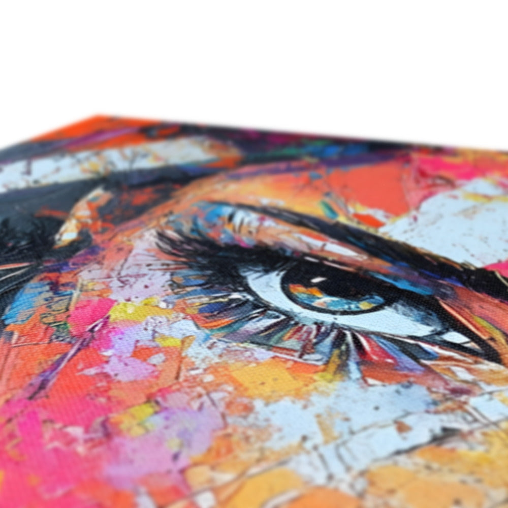 Eyes of Fire in Acrylic Canvas
