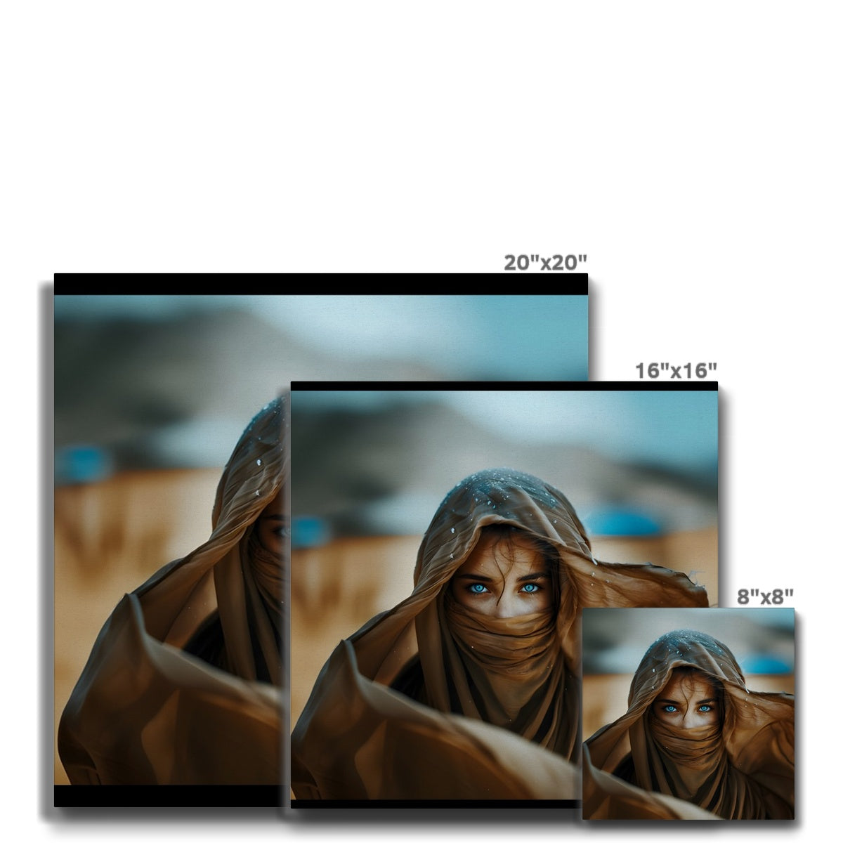 Augen der Wüste, Gedanken des Meeres Ökologische Leinwand