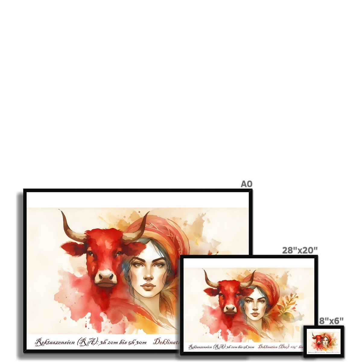 Taurus - Strength of the Earth Framed Print