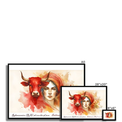 Taurus - Strength of the Earth Framed Print