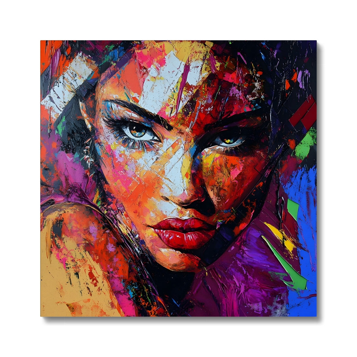 Eyes of Fire in Acrylic Canvas