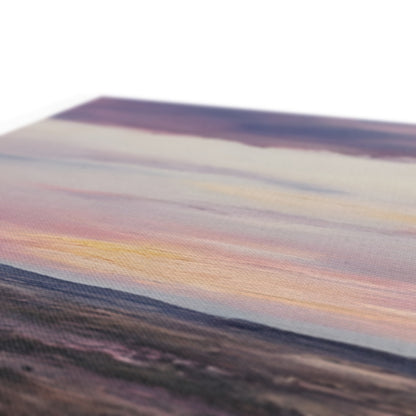 Das Geheimnis des Moors im Spätsommerlicht Canvas