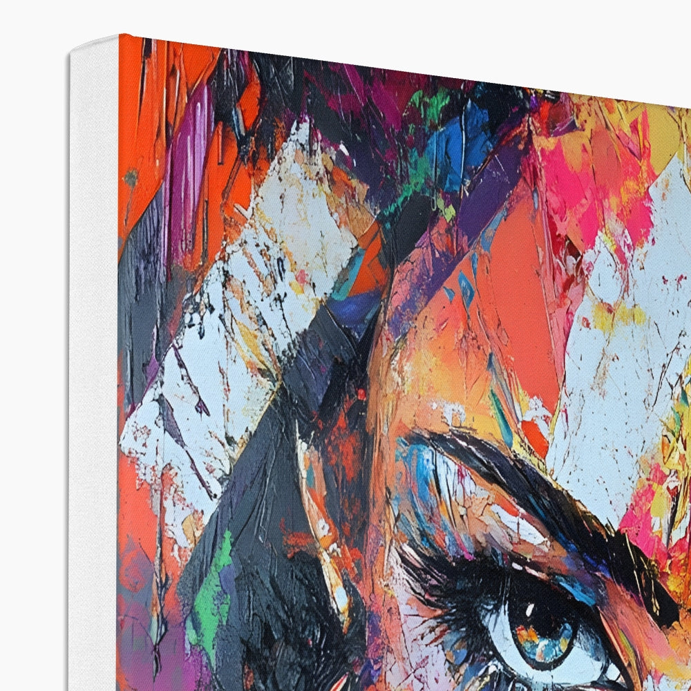Eyes of Fire in Acrylic Canvas