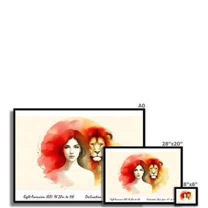 Lion - Radiance of the Queen Framed Print