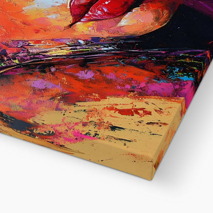 Eyes of Fire in Acrylic Canvas