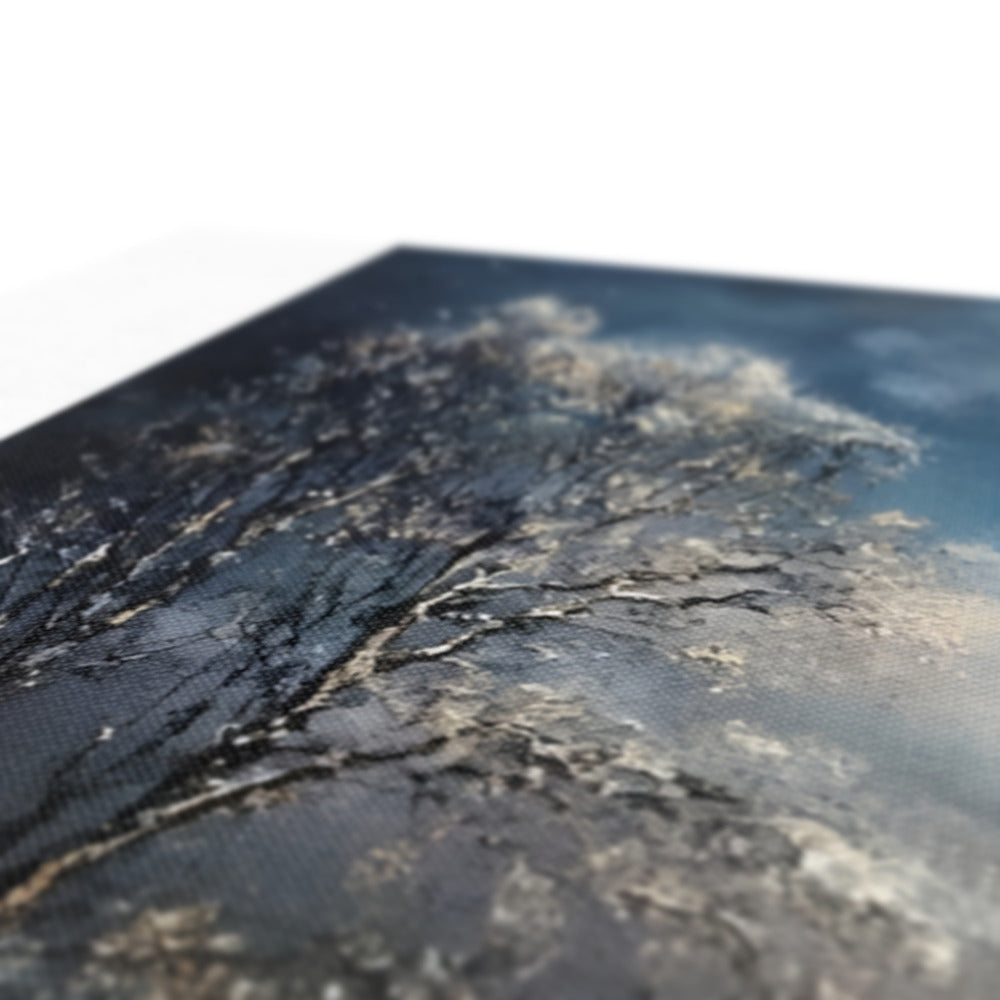 Kälte und Klarheit Winter im geheimnisvollen Moor Canvas